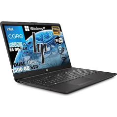Hp 250 G9 Nešiojamasis kompiuteris Intel Core i5 1235U 12Th iki 4.40GHz, RAM 16GB Ddr4, SSD Nvme 1500GB, ekranas 15.6
