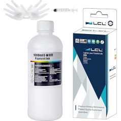LCL 1000 ml DTF rašalas, DTF pernešimo rašalas, skirtas Epson EcoTank ET-2700 ET-2750 ET-2751 ET-2756 ET-2850 ET-2851 ET-2856 ET-3700 ET-3750 ET-3850 ET-3850 ET-3850 ET-3850 ET-3850 ET-3850 ET-3850 ET-3850 ET-T-4750 ET-4850