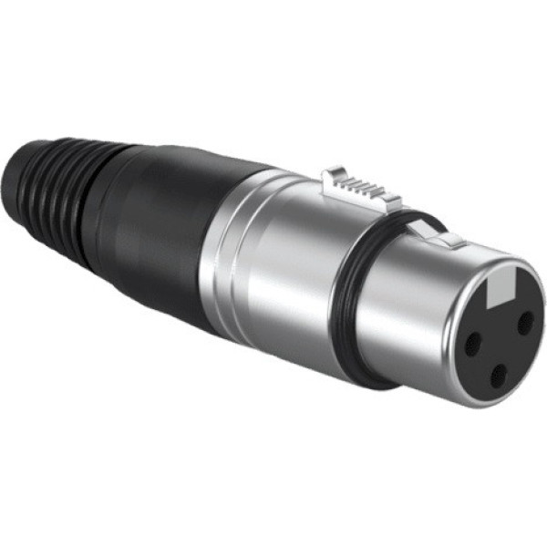 Kabelio jungtis 3 kontaktų xlr moteriška - vc3fx