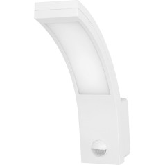 PIRYT LED 10W, sodo šviestuvas su judesio jutikliu, 140st, 800lm, IP54, 4000K, baltas