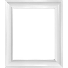 FRAMES BY POST Scandi Vintage White Plastic Glass Photo Frame, 36 x 24 colių