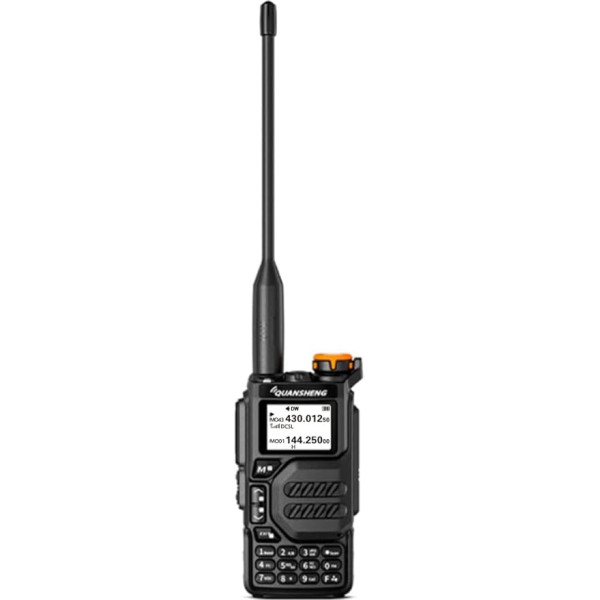 UV-K5 Nešiojamasis dviejų juostų dviejų krypčių radijo imtuvas (VHF/UHF) 5W FM Walkie Talkies išėjimas NOAA orų perspėjimas (1 kompiuteris)