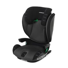 Foppapedretti Skill I dydžio autokėdutė vaikams, ūgis 100-150 cm, nuo 3 iki 12 metų, juoda