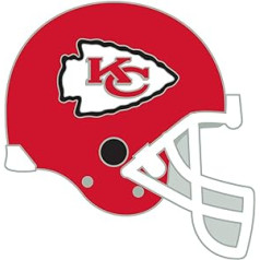 NFL Kansas City Chiefs Unisex Semi Cloisonne, nugara, vienas dydis