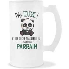 Pate Pas Touche Panda alaus bokalas Pint 50cl Originali ir juokinga dovana