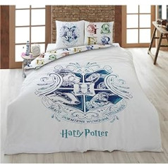 Hario Poterio Hogvartso medvilninis antklodės užvalkalas 240 x 220 cm ir 2 pagalvių užvalkalai 65 x 65 cm