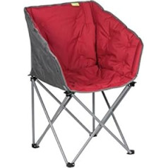 Paminkštinta stovyklavimo kėdė poilsio kėdė Kampa EXTREMER comfort FT0053 raudona