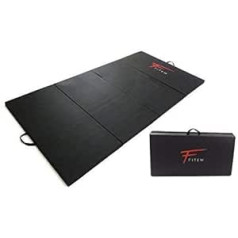 Fitem gimnastikos kilimėlis, sulankstomas storis 240 x 120 x 4 cm ir 180 x 60 x 4 cm su rankenomis, sporto salė, joga, MMA fitnesas, sportas, treniruoklių salė, pilatesas, tonizavimas