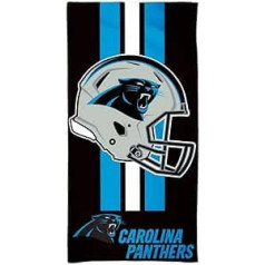 McArthur NFL Carolina Panthers paplūdimio rankšluostis 150 x 75 cm