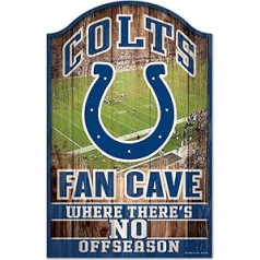 Wincraft NFL Indianapolis Colts Fan Cave Sign Medinis ženklas