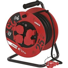 Emos Kabeltro MMEL 4 krypčių kištukas 25 m guminis SH 3 x 2,5, 1000116,30