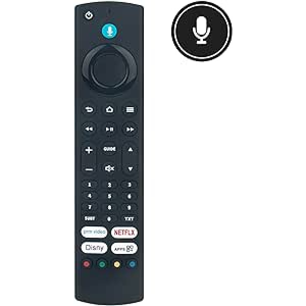 VINABTY Naujas CT-8566 nuotolinio valdymo pultas, skirtas TCL 55CF630 139 cm (55 colių) QLED televizoriui, skirtas TCL 50CF630 126 cm (50 colių) QLED televizoriui, skirtas Toshiba 43UF3D63DAX televizoriaus nuotolinio valdymo pultui