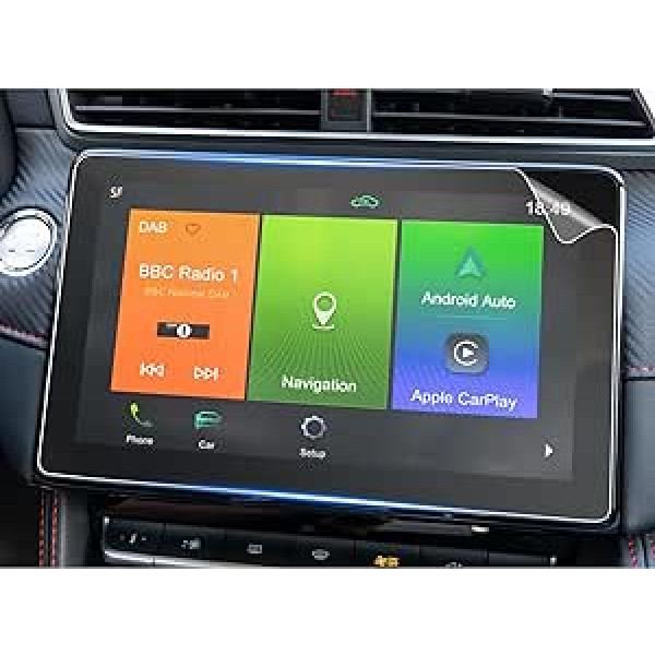 SHAOHAO, skirtas MG ZS SUV 2022 2023 ekrano apsaugai, automobilio 10,1 colio GPS priedai, PET nanoplėvelės atsparumas įbrėžimams ir pirštų atspaudų mažinimas, 4h kietumas MG ZS 2 vnt.