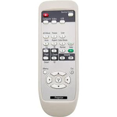 „Leankle“ nuotolinio valdymo pultas 1515068, skirtas „Epson“ projektoriams EB-S10, EB-S7, EB-S72, EB-S8, EB-S82, EB-S9, EB-S92, EB-W10, EB-W7, EB-W8, EB-W9 , EB-X10, EB-X7, EB-X72, EB-X8, EB-X8e, EB-X8e, EB-X8e, EB-1515068