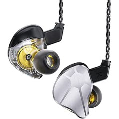 keephifi CCZ BC04 HiFi IEM ausų monitoriuose, į ausis įstatomos ausinės su 1BA ir 1DD, laidinis, lengvas, nuimamas 5N OFC laidas dainininkui, 2PIN-Z kaiščiai