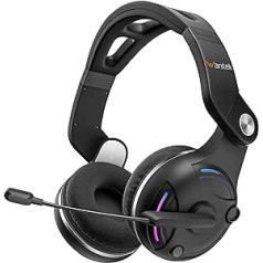 „Wantek“ belaidės ausinės, „Bluetooth“ ausinės per ausį, triukšmą slopinančios ausinės, sulankstomos belaidės ausinės mobiliesiems telefonams / „iPad“ / nešiojamiesiems kompiuteriams / asmeniniam kompiuteriui (30 val. baterija, „H