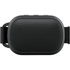 TONEMAC mini Bluetooth garsiakalbis, B2 IP67 Bluetooth garsiakalbis, 10 valandų grojimo laikas, nešiojamasis garsiakalbis Bluetooth, belaidis garsiakalbis su žemaisiais dažniais, lengvas lauko garsiakalbis kelionėms, juodas