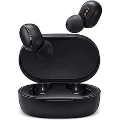 Xiaomi Mi True Wireless Earbuds Basic 2, Airdots 2 Bluetooth ausinės, Wireless Bluetooth 5.0, magnetinis įkrovimo dėklas (pasaulinė versija), juodas