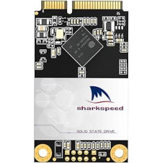 SSD mSATA 128 GB Sharkspeed Plus vidinis Mini SATA SSD diskas, 3D NAND kietojo disko vidinis didelio našumo kietojo disko įrenginys, skirtas mini asmeniniam kompiuteriui, nešiojamiesiems kompiuteriams, planšetiniams kompiuteriams, asmeniniam kompiuter