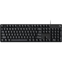 Logitech G 413 SE mechaninė žaidimų klaviatūra – apšviestas ispaniškas QWERTY išdėstymas – juodas
