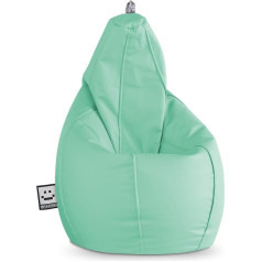 Happers Dirbtinės odos patalpų pupelių maišas Pear Mint XXL