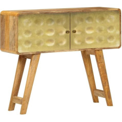 Vidaxl Mango medžio šoninė spinta 90 x 30 x 77 cm Šoninė spinta Prieškambario komoda Šoninė spinta