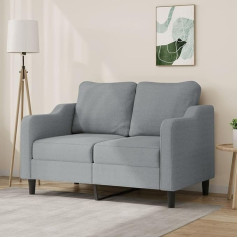 Ciadaz 359351 2 vietų sofa, šviesiai pilka, 120 cm, audinys, poilsio sofa, sofos ir kušetės, poilsio sofa, svetainės sofa, sofa su miego funkcija