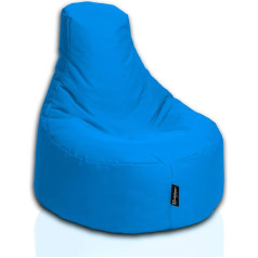 Bubibag Žaidėjų pupų maišas, poilsio kėdė, žaidimų pupų maišai, vidaus ir lauko pagalvėlė vaikams ir suaugusiesiems (80 cm skersmens, karališkai mėlyna)