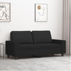 ZEYUAN 2 vietų sofa juoda 140 cm, audinys, poilsio sofa, sofos ir kušetės, poilsio sofa, svetainės sofa, sofa su miegojimo funkcija - 359395