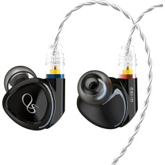 SHANLING MG100 In-Ear HiFi ausinės, aukštos skiriamosios gebos dinaminis garsiakalbis, laidinės audiofilų ausinės, nuimamas MMCX kabelis, 3,5/4,4 mm kištukas, garso reguliavimo antgaliai