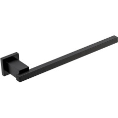Sagittarius One 270S1-B Rankšluosčių laikiklis Matt Black | Rankšluosčių laikiklis Vonios kambarys 32 cm | Rankšluosčių laikiklis su viena rankena | Rankšluosčių laikiklis Black Brass | Rankšluosčių laikiklis Wall Black | Rankšluosčių la
