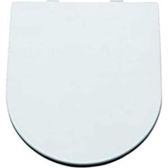 Gala Marina - Marina Fester WC-Sitz, weiß, kompatibel mit Toilette Gala Marineblau, 45 x 38,5 cm