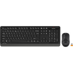 Fstylet FG1012 WRLS klaviatūros ir pelės rinkinys juodas