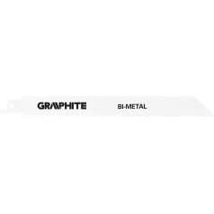 Graphite Bajonetiniai ašmenys 225 x 20 x 1,25 mm, 6TPI, cpl. 2 vnt.