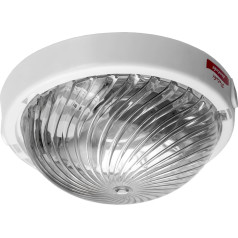 TRIO, šviestuvas, 75W, E27, IP44, IK10, skaidrus polikarbonato difuzorius
