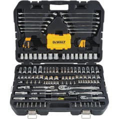 DEWALT DWMT73803 168-teiliges 14/38/12DR Steckschlüssel-Set PTA, Schwarz, Einheitsgröße