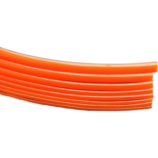 GatherTOOL 5 M / vnt Raudona sklandžiai poliuretano konvejerio juostos PU apvalios juostos pavara juostos skersmuo 2 mm / 3 mm / 4 mm / 5 mm / 5 mm / 6 mm / 7 mm / 8 mm / 10 mm / 15 mm storio (dydis : 5M, spalva : 8mm)