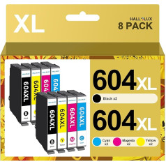 HALLOLUX Spausdintuvo kasetės 604 XL suderinamos su 