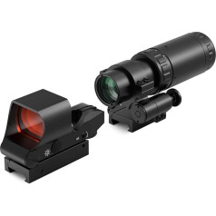 Feyachi RS-30 raudonojo taško skydelis su M37 1,5X - 5X raudonojo taško didinamuoju stiklu, absoliutus liudininkas