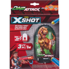 Zuru X-Shot Pripučiamas dinozauras taikinys dino ataka