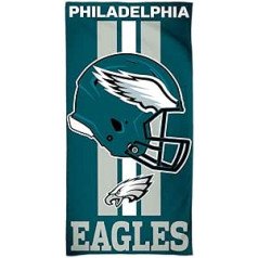 McArthur NFL Philadelphia Eagles paplūdimio rankšluostis 150 x 75 cm