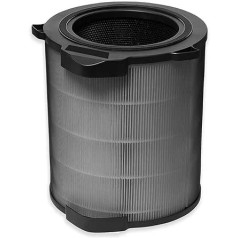 PUREBURG pakaitinis HEPA filtras, suderinamas su AEG FRESH360 AX9 AX91-604DG/AX91-604GY oro valytuvo dalies numeris AFDFRH6 H13 4 pakopų filtravimo oro valymo dulkės LOJ Kvapas