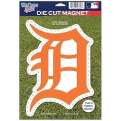 „Wincraft MLB Detroit Tigers 82766010 Die Cut Logo Magnet“, mažas, juodas
