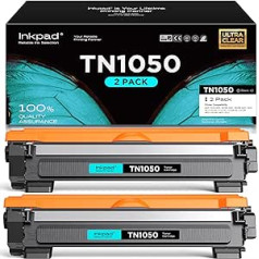 iNKPAD TN1050 TN-1050 dažų kasetės, suderinamos su Brother DCP-1612W HL-1110 HL-1210W HL-1212W DCP-1510 DCP-1512 DCP-1610 DCP-1610W MFC-1810 MFC-1810