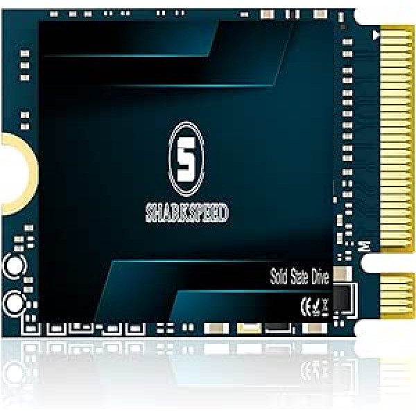 M.2 2230 SSD 2TB SHARKSPEED NVMe PCIe Gen 4.0 x 4 30 mm, SSD kietojo disko vidinis kietojo kūno diskas, skirtas Steam Deck Surface Pro7/Pro8+/ProX/laptop3/laptop4/laptop Go Ultrabook