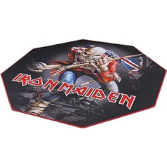 SUBSONIC „Iron Maiden“ neslidus žaidimų kilimėlis, skirtas žaidimams ir biuro kėdėms