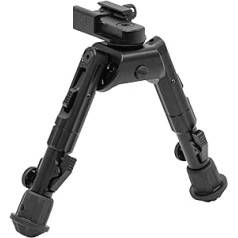 Sidabro spalvos UTG Recon Outdoor Bipod – 9,12 colio