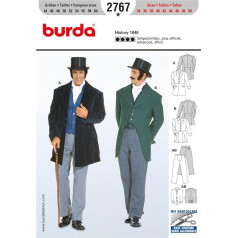 Burda modelis 2767 Istorija 1848 dydis 44-60