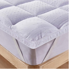 Bedecor Minkštas čiužinio viršutinis sluoksnis Minkštas viršutinis sluoksnis Prabangus 3D masažo burbuliukų užvalkalas Original Oeko-Tex