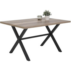 Apollo Hela Tische , mediena, ruda, 104498S9 Valgomasis stalas 90 x 140 x 75 cm